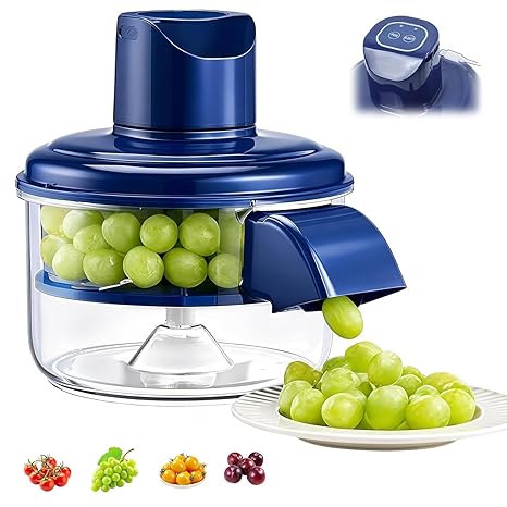 Multipurpose Automatic Fruit & Vegetable Peeler, Rechargeable Electric Peeler with 5 Blades,